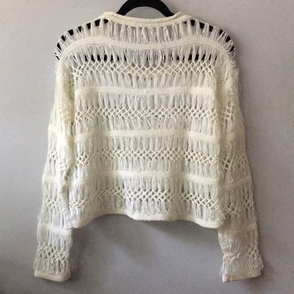Cut25 open macrame pullover sweater S - Picture 5 of 16